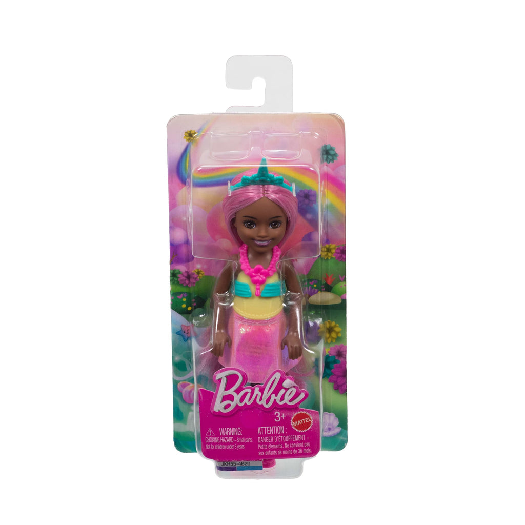 Barbie Chelsea Unicorn Small Doll With Pink Hair, Removable Tail, Shoes & Hair Accessory, 6-Inch Toy