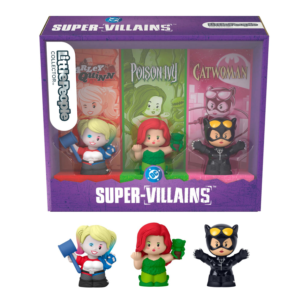 Coffret Collector Little People Super-Vilains Dc-3 Figurines