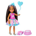 Barbie Family Muñeca Chelsea Cumpleañera Falda Azul