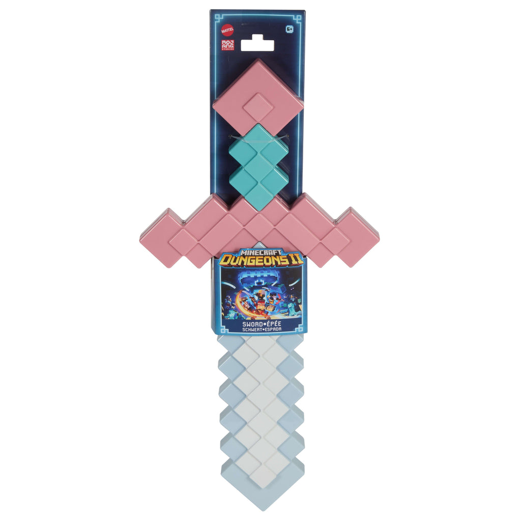 Minecraft Dungeons II Figura de Ação Espada Transformável