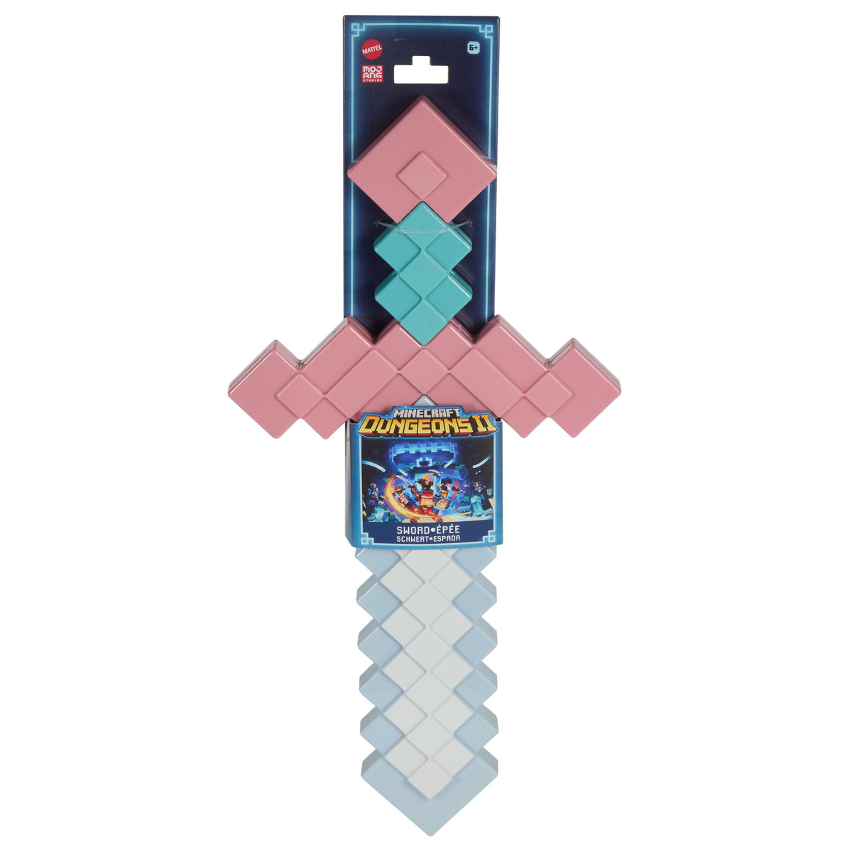 Minecraft Dungeons II Figura de Ação Espada Transformável