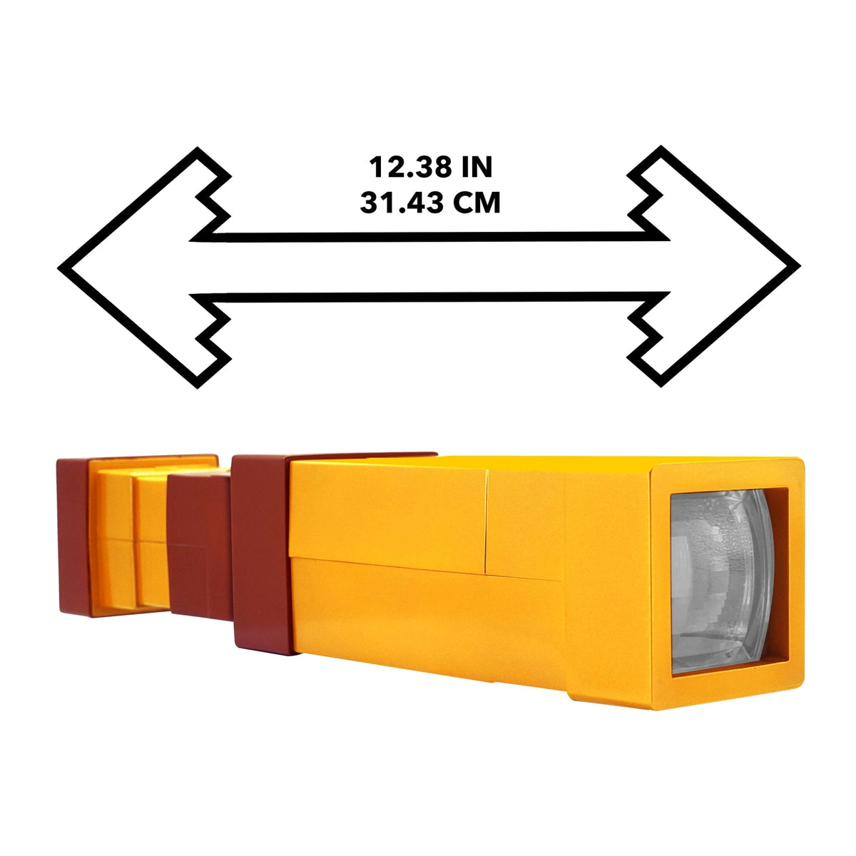 Minecraft Pixel Spyglass Toy With Pixelating View Lens, Kid-Size Accessory For Role-Play & Costumes
