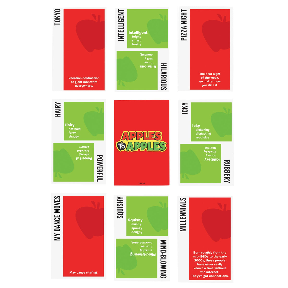 Apples To Apples Game Of Comparisons For Game Nights, Parties & Family Reunions
