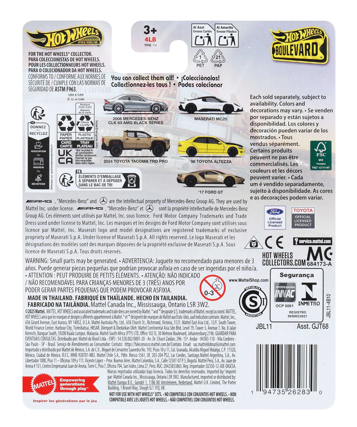 Hot Wheels Collector Vehículo de Colección Maserati MC20