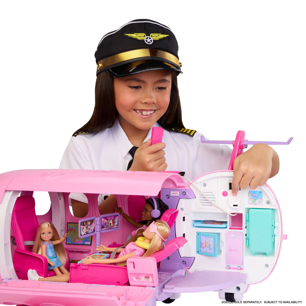 Barbie Dream Land Dream Plane With Working Microphone Feature And 14 Accessories