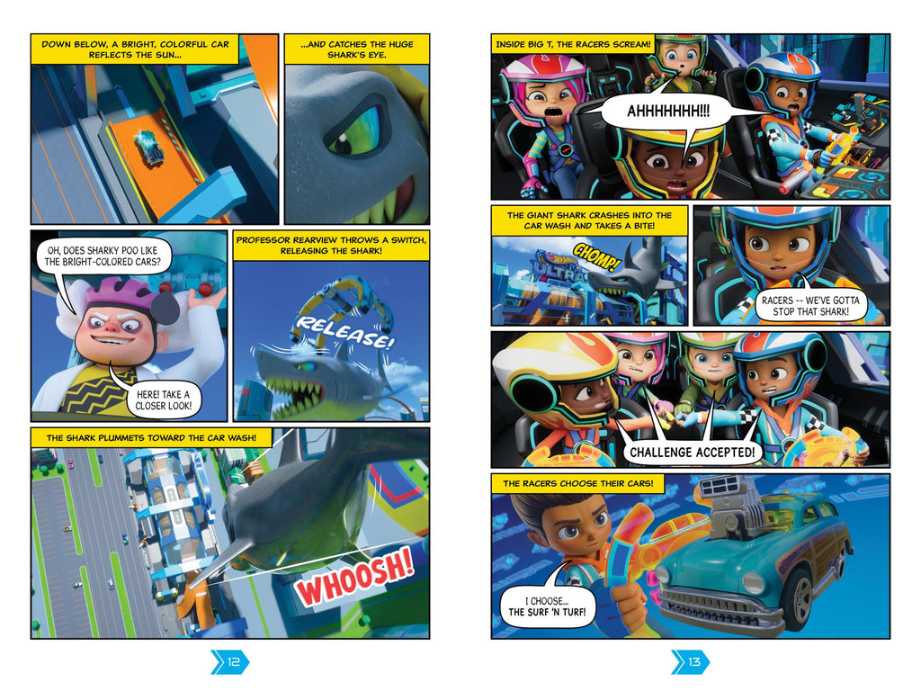 Hot Wheels Let's Race: Racers To The Rescue (Comic Reader)