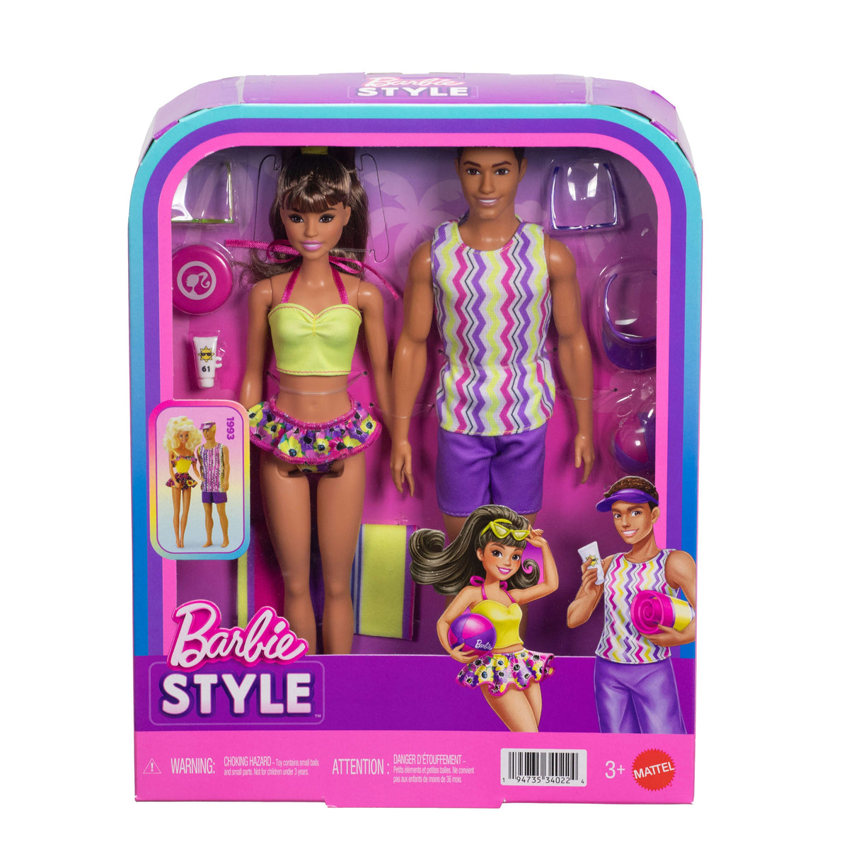 Barbie Style Coffret Barbie et Ken 65Ème Anniversaire