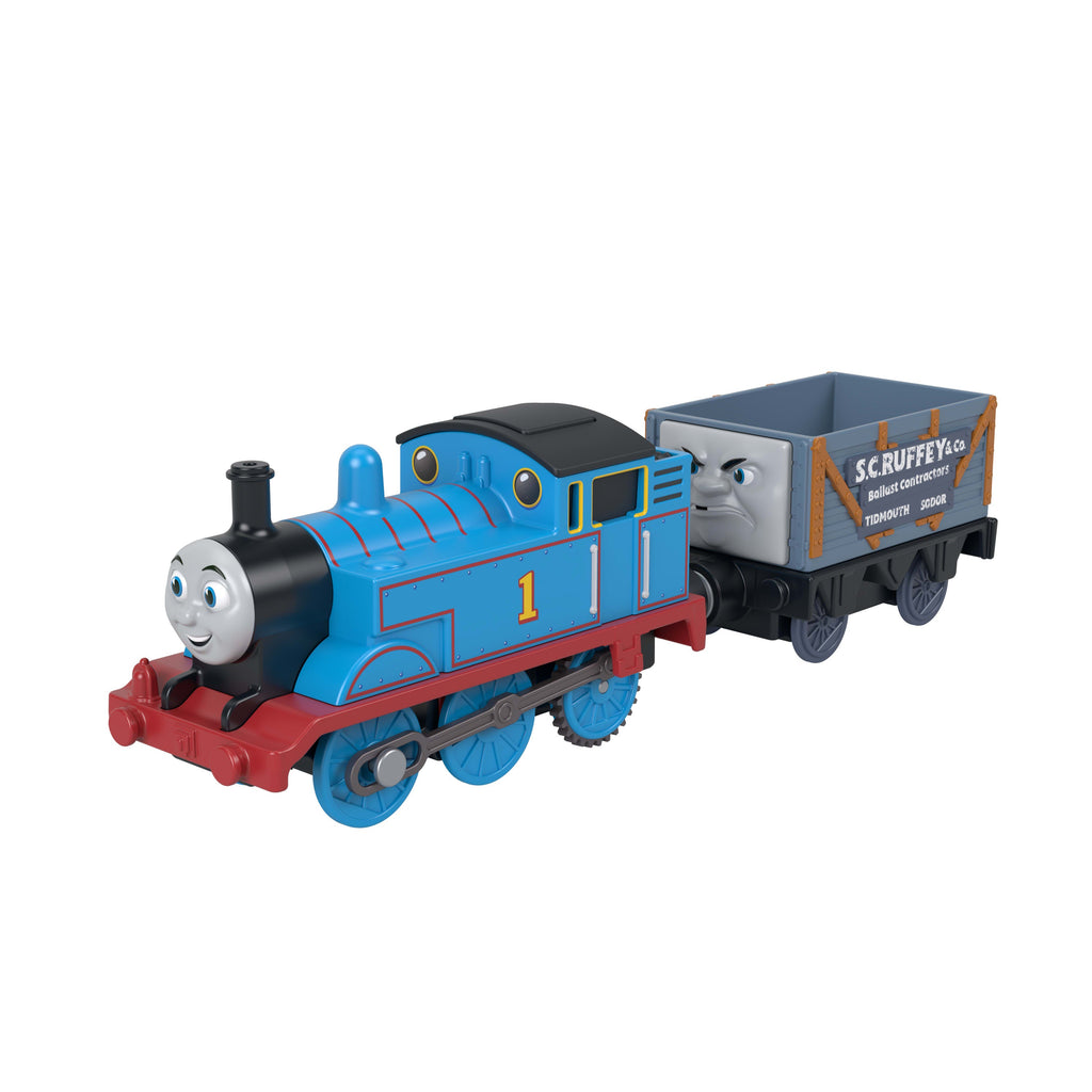 Thomas & Friends By Fisher-Price Motorized Engine, Battery-Powered Thomas Toy Train & S.C. Ruffey Truck