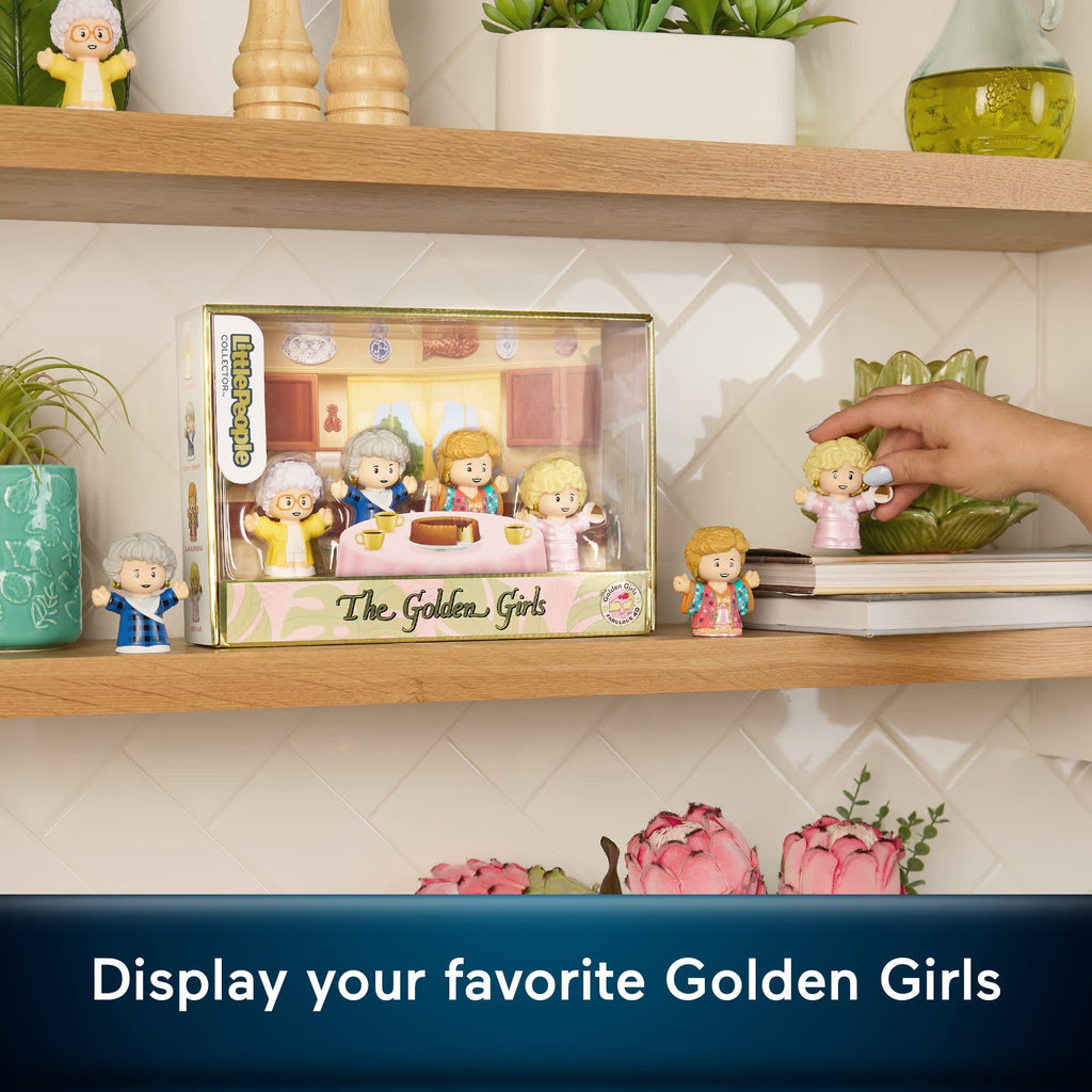 Little People Collector The Golden Girls Late Night Cheesecake, 40th Anniversary Set For Adults & Fans