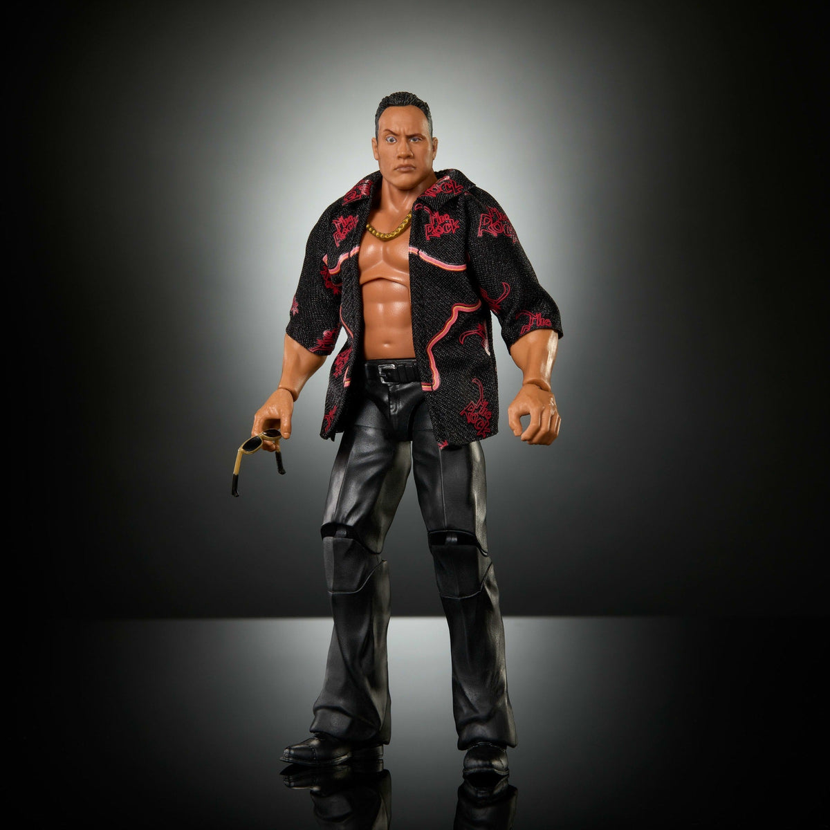 WWE Monday Night War Elite Collection The Rock Action Figure & Accessories 6-Inch Set