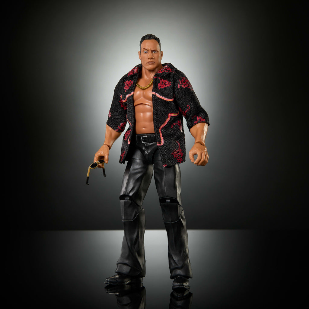 Wwe Figurine Articulée Élite The Rock Monday Night War