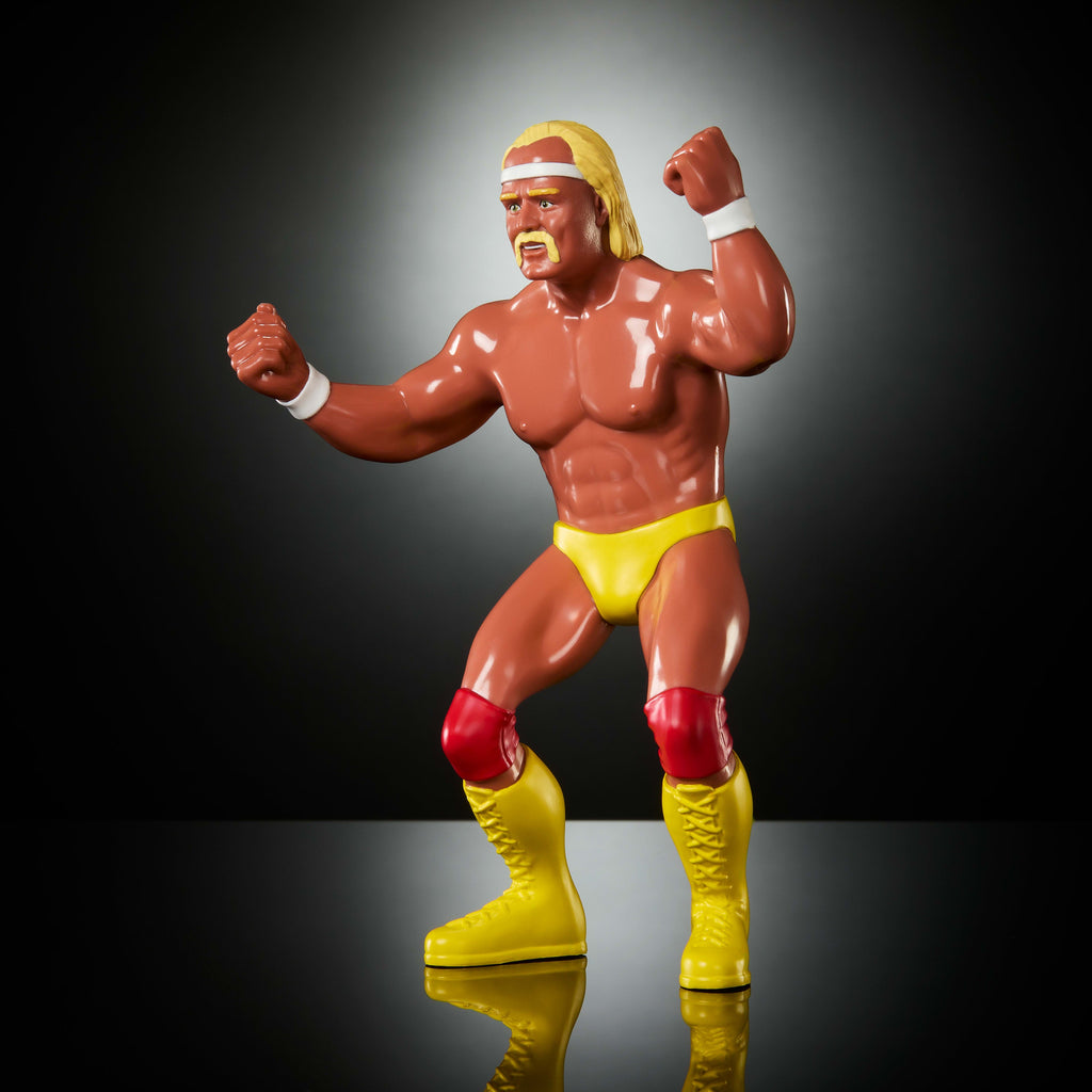 WWE Ljn Superstars Hulk Hogan Action Figure, 1980s Retro 8-inch Collectible Toy
