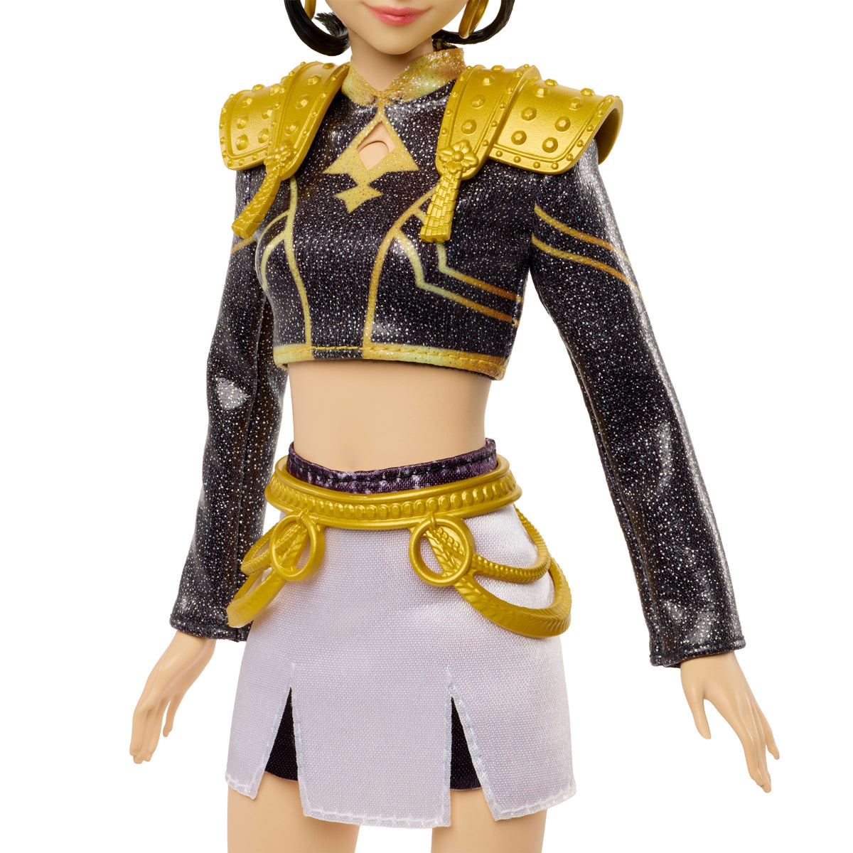 KPop Demon Hunters HUNTR/X Zoey “Golden” Singing Doll in Removable Outfit & 5 Posable Joints