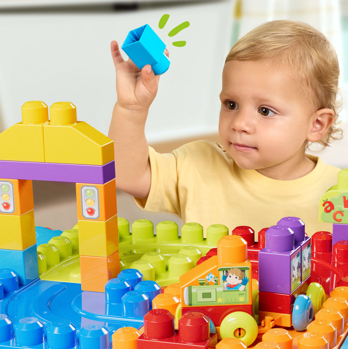 Mega Bloks Juguete de Construcción mega bloks mesa ¡construye y aprende!
