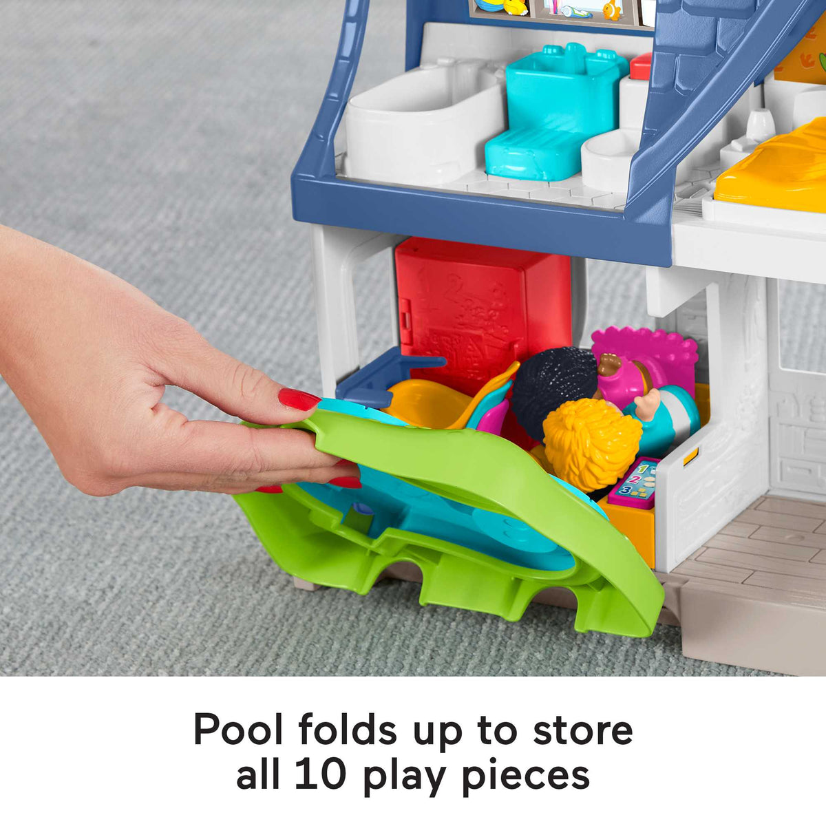 Fisher-Price Little People Friends Together Play House Playset Toddler Learning Toy With Figures And Music