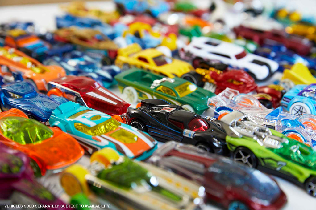 Hot Wheels Cars, Set Of 50 Toy Cars, Trucks & Aircraft in 1:64 Scale