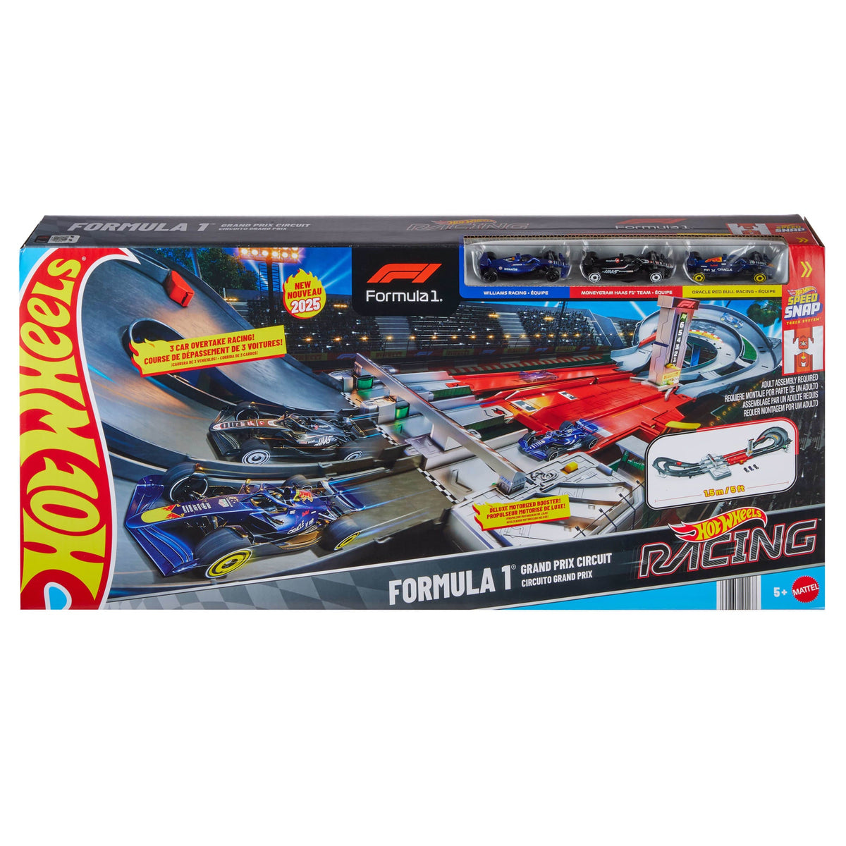 Hot Wheels Racing Pista de Juguete Grand Prix