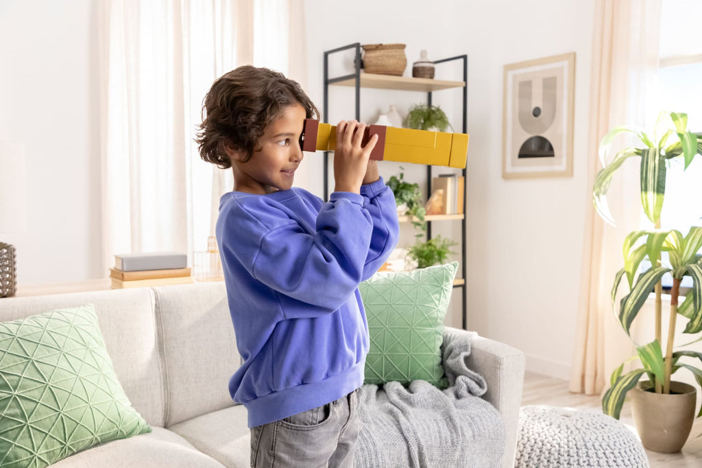 Minecraft Pixel Spyglass Toy With Pixelating View Lens, Kid-Size Accessory For Role-Play & Costumes