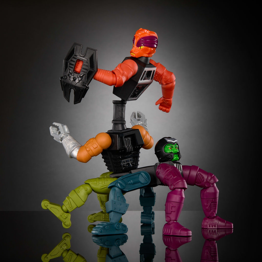 Masters Of The Universe Origins Multi Bot Deluxe Action Figure Robot, 43 Modular Parts