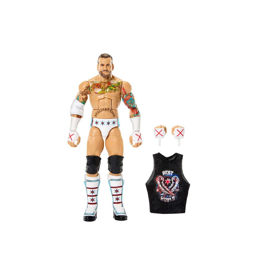 Wwe Figurine Articulée Élite Cm Punk