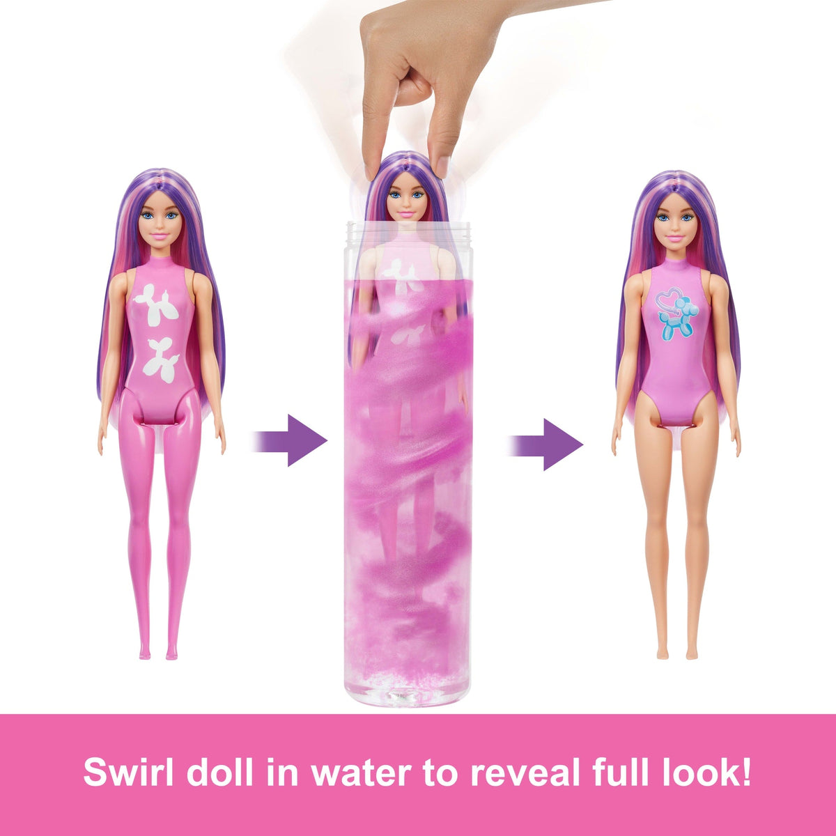 Barbie Color Reveal Balloon Animals Series Doll & Accessories With 6 Surprises