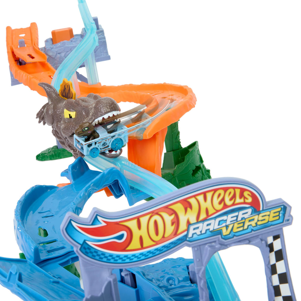 Hot Wheels RacerVerse Pista de Brinquedo Jurassic World