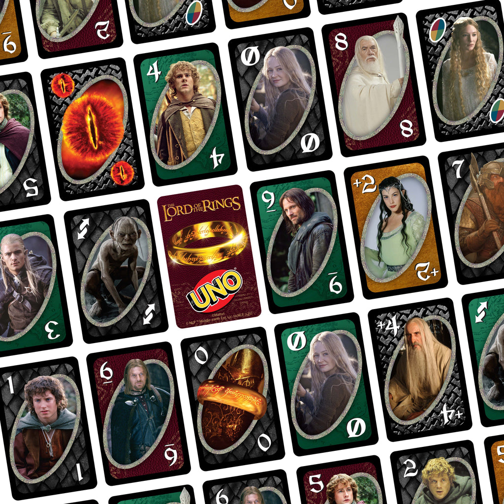 UNO Jogo de Cartas O Senhor dos Anéis