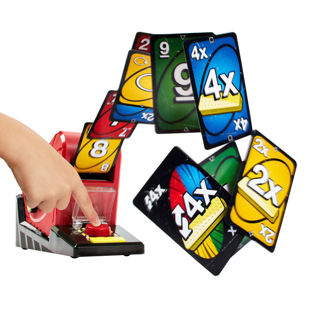 UNO Show ‘Em No Mercy Attack Card Game With Card Launcher For Kids, Fans, Adults & Family Night