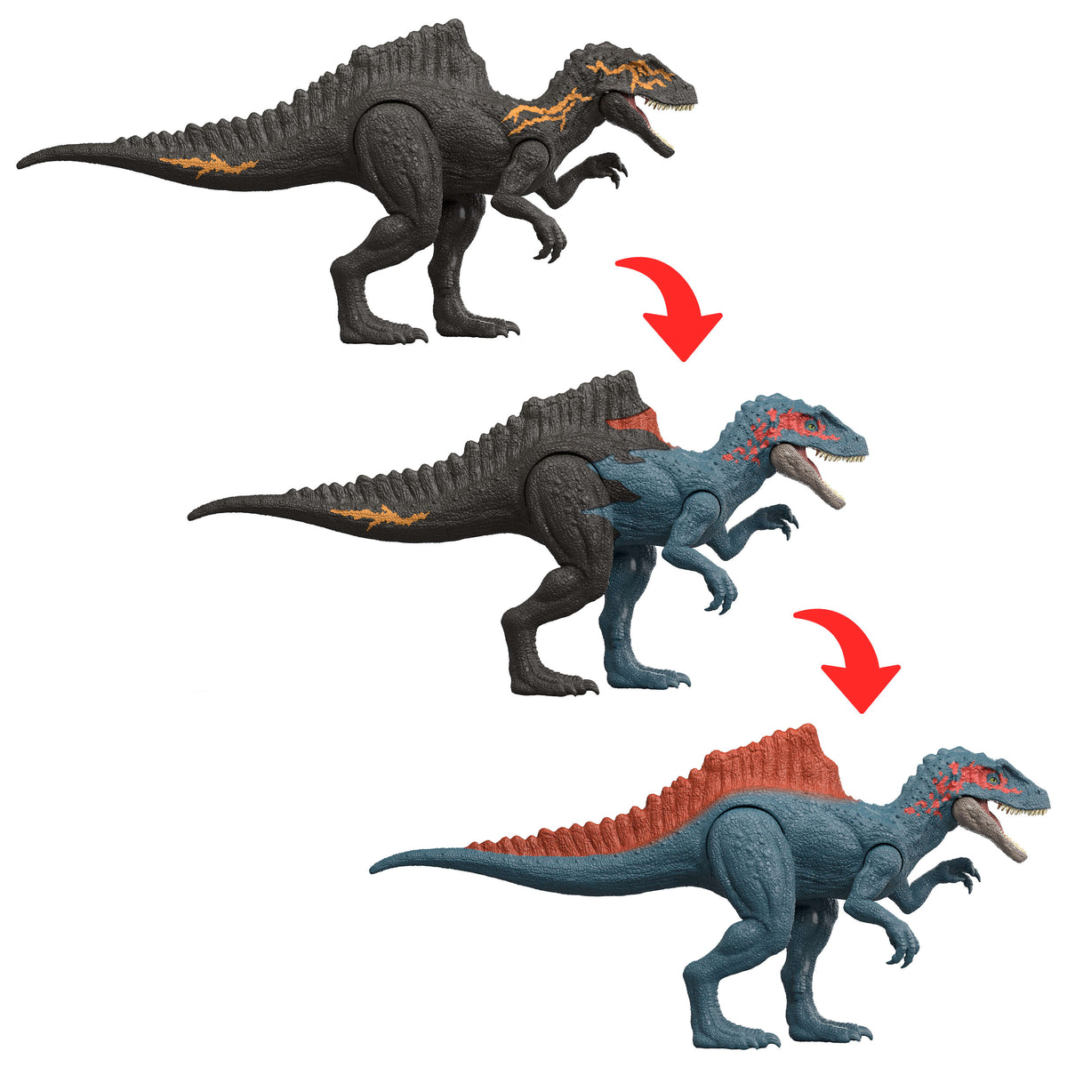 Jurassic World Dino Reveal Dinosaurio de Juguete escala grande