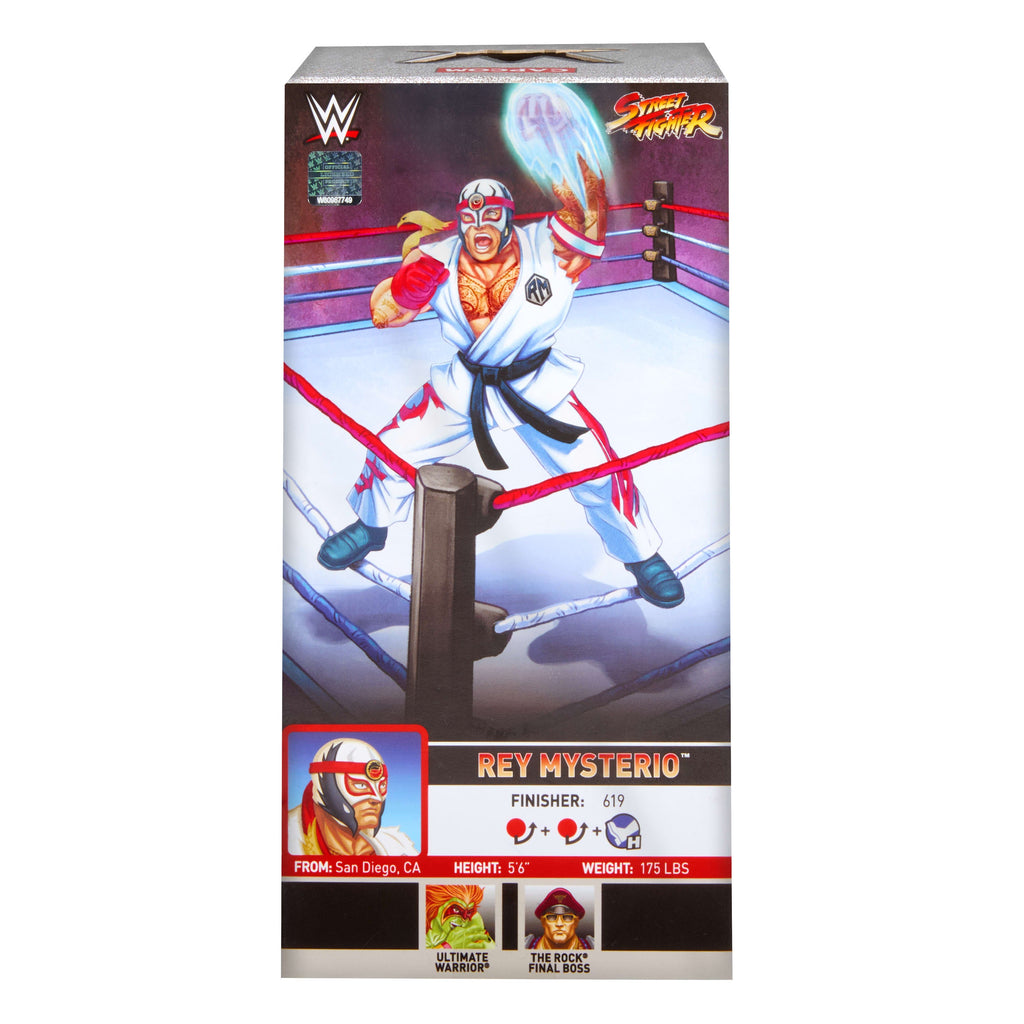 Wwe X Street Fighter  Figurine Articulée Rey Mysterio