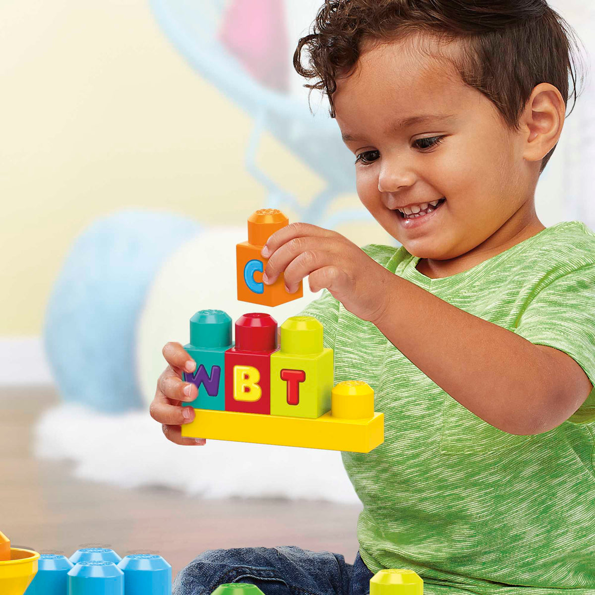 Mega Bloks Juguete de Construcción Abc Tren de Aprendizaje