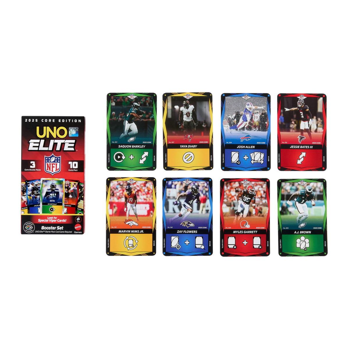 UNO Elite NFL Jogo de Cartas Pacote Impulso