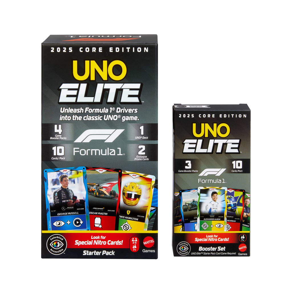 UNO Elite F1 Jogo de Cartas Booster Set