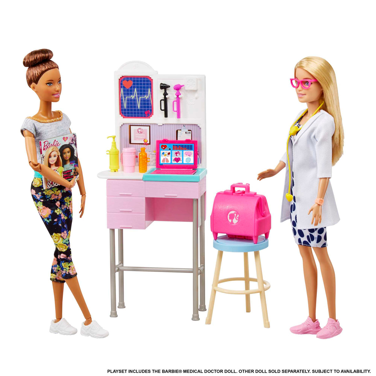 Barbie  Medical Doctor Doll And Playset