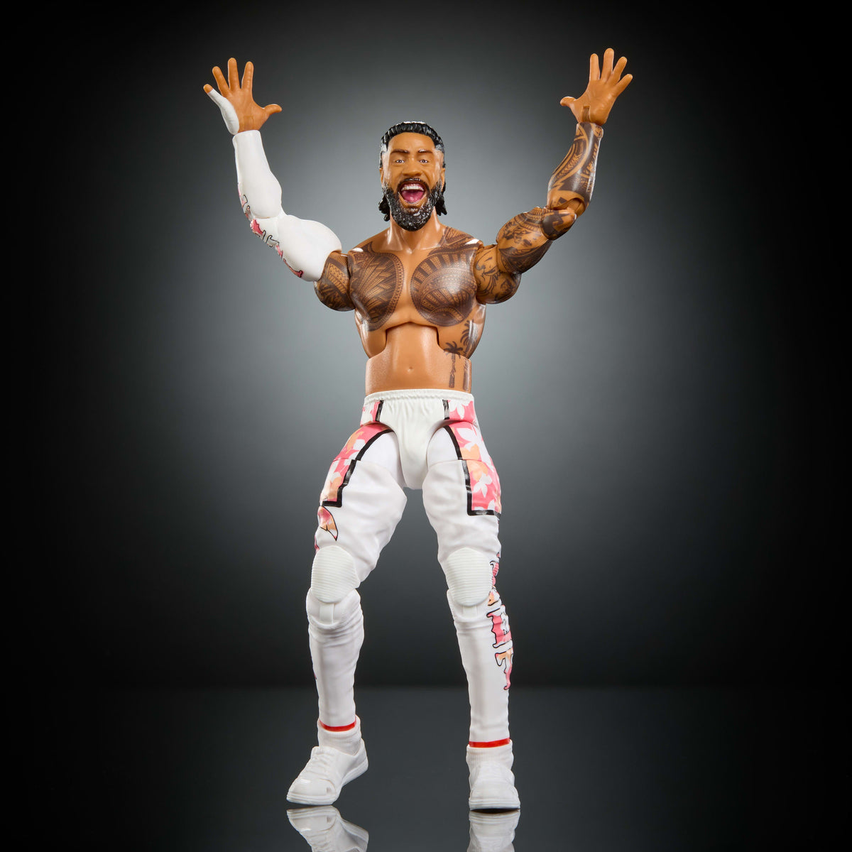WWE Elite Jey Uso Action Figure, Series #124 Set, 6-inch Collectible With Articulation & Accessories