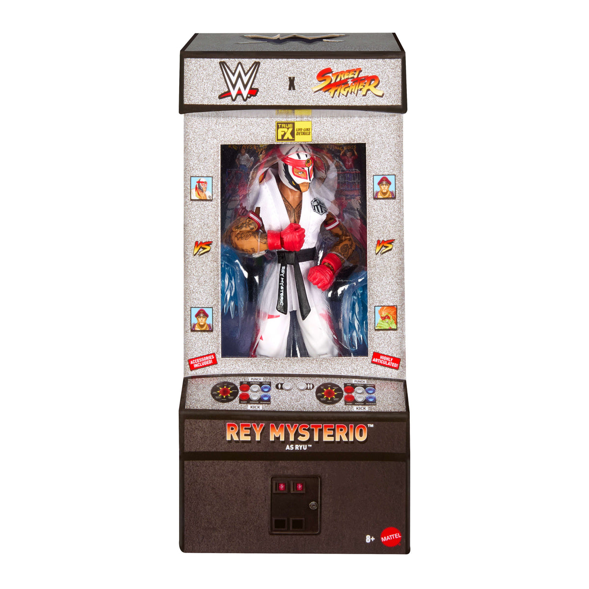 Wwe X Street Fighter  Figurine Articulée Rey Mysterio