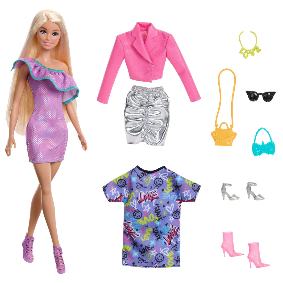 Barbie® Coffret Poupée Barbie et Tenues