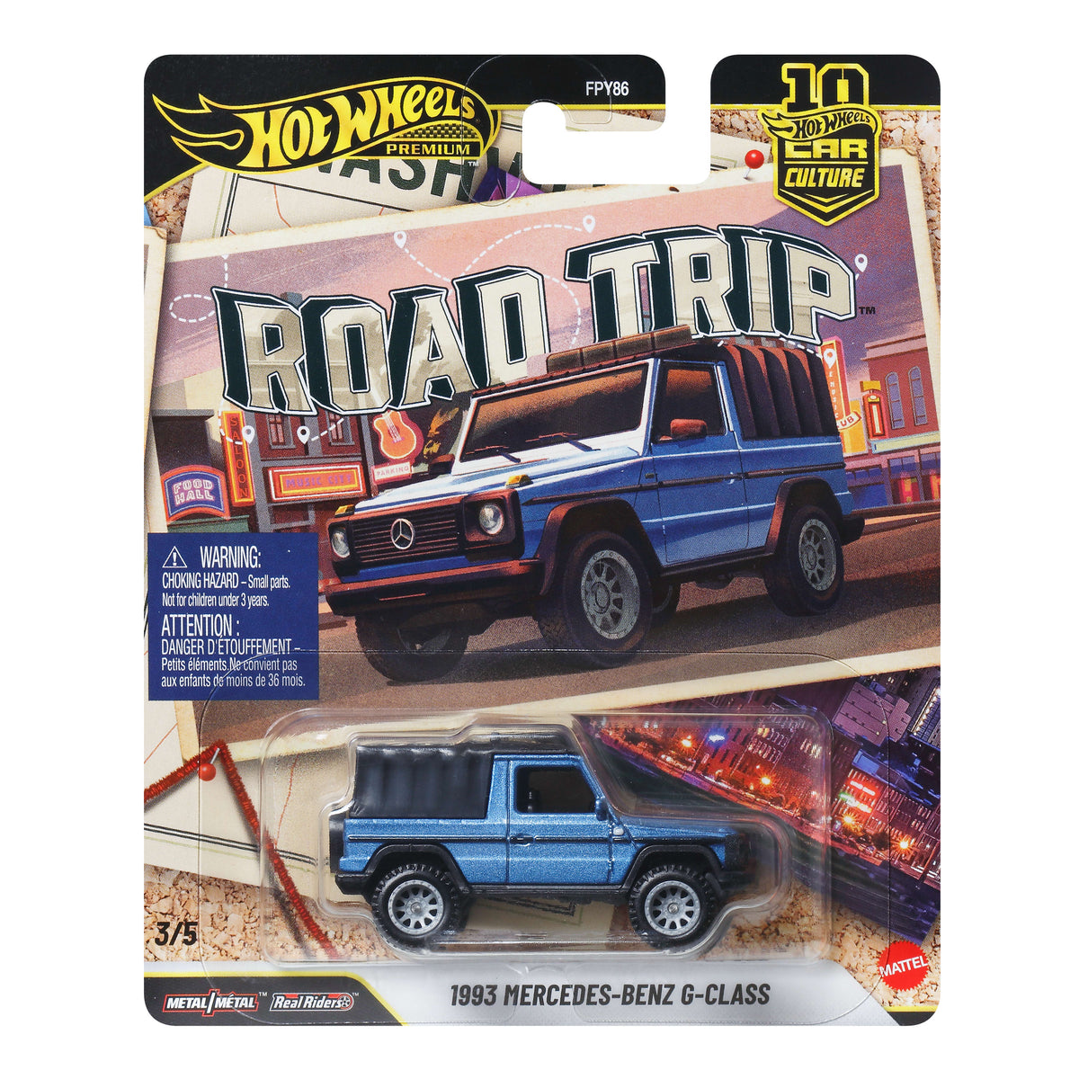 Hot Wheels Collector Veículo de Coleção Carro Cultura Automotiva Mercedes G Class