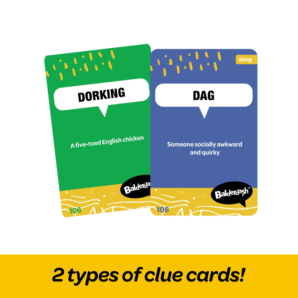 Balderdash Bluffing Party Game For Teens & Adults And Game Night Fun With Slang Cards For 2-6 Players