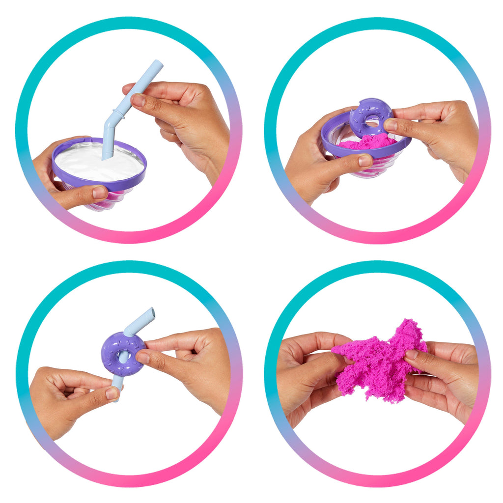 Barbie Pop Reveal Boneca Milk-shakes Copo Roxo