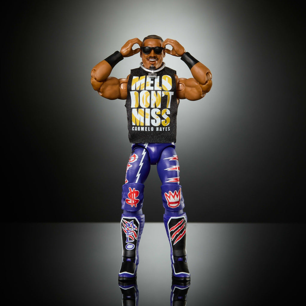 WWE Elite Carmelo Hayes Action Figure Series #121, 6-Inch Collectible With Accessories