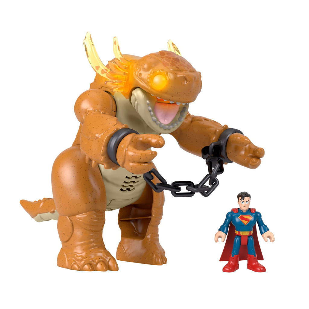 Imaginext DC Super Friends Figura de Acción Superman y Kaiju