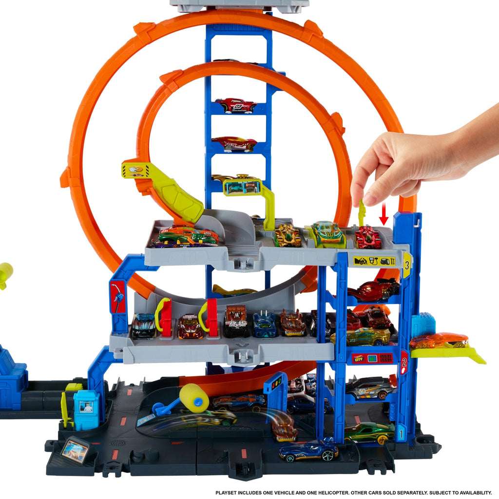 Hot Wheels City Pista de Brinquedo Mega Garagem