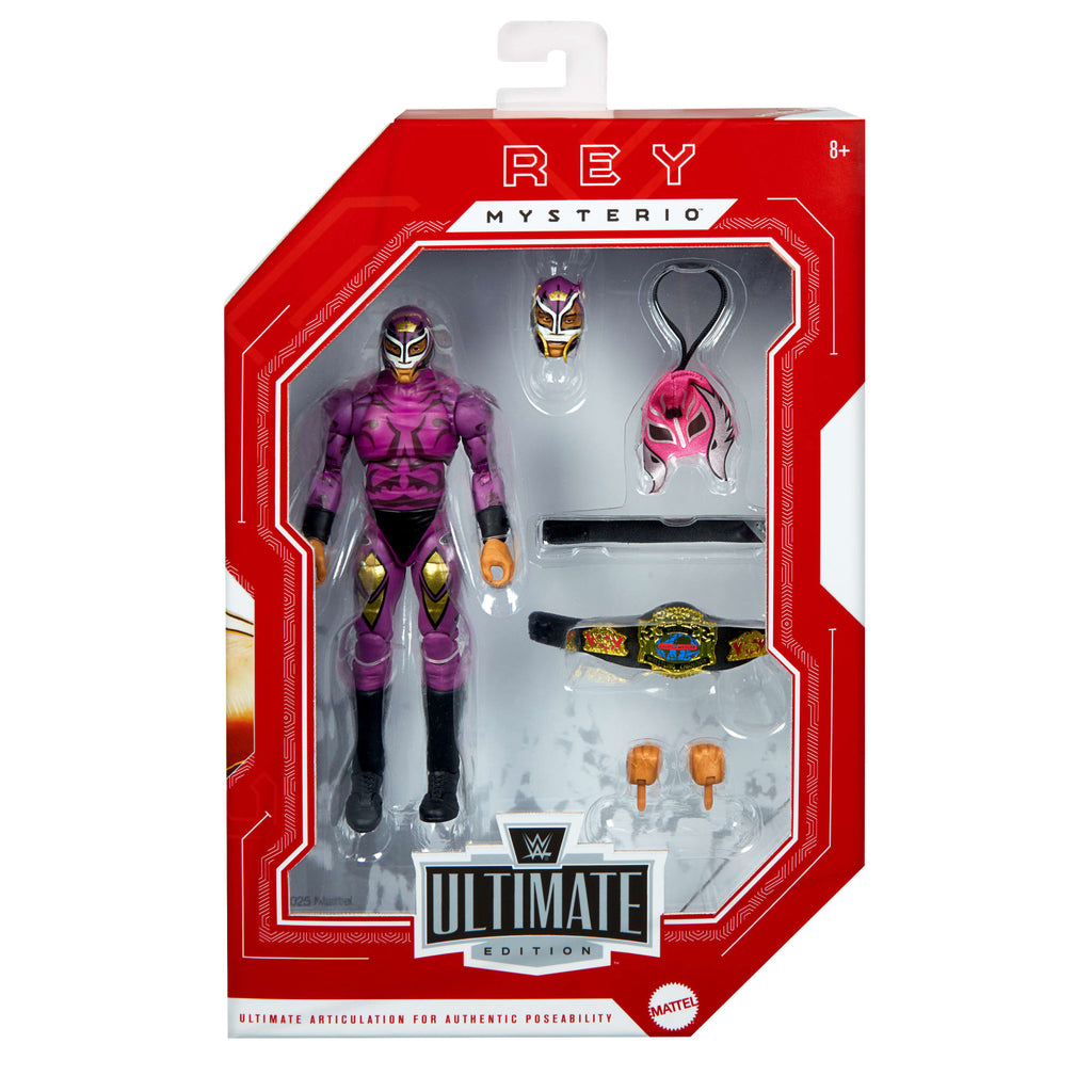 WWE Legends Ultimate Edition Rey Mysterio Action Figure & Accessories Set, 6-Inch Collectible
