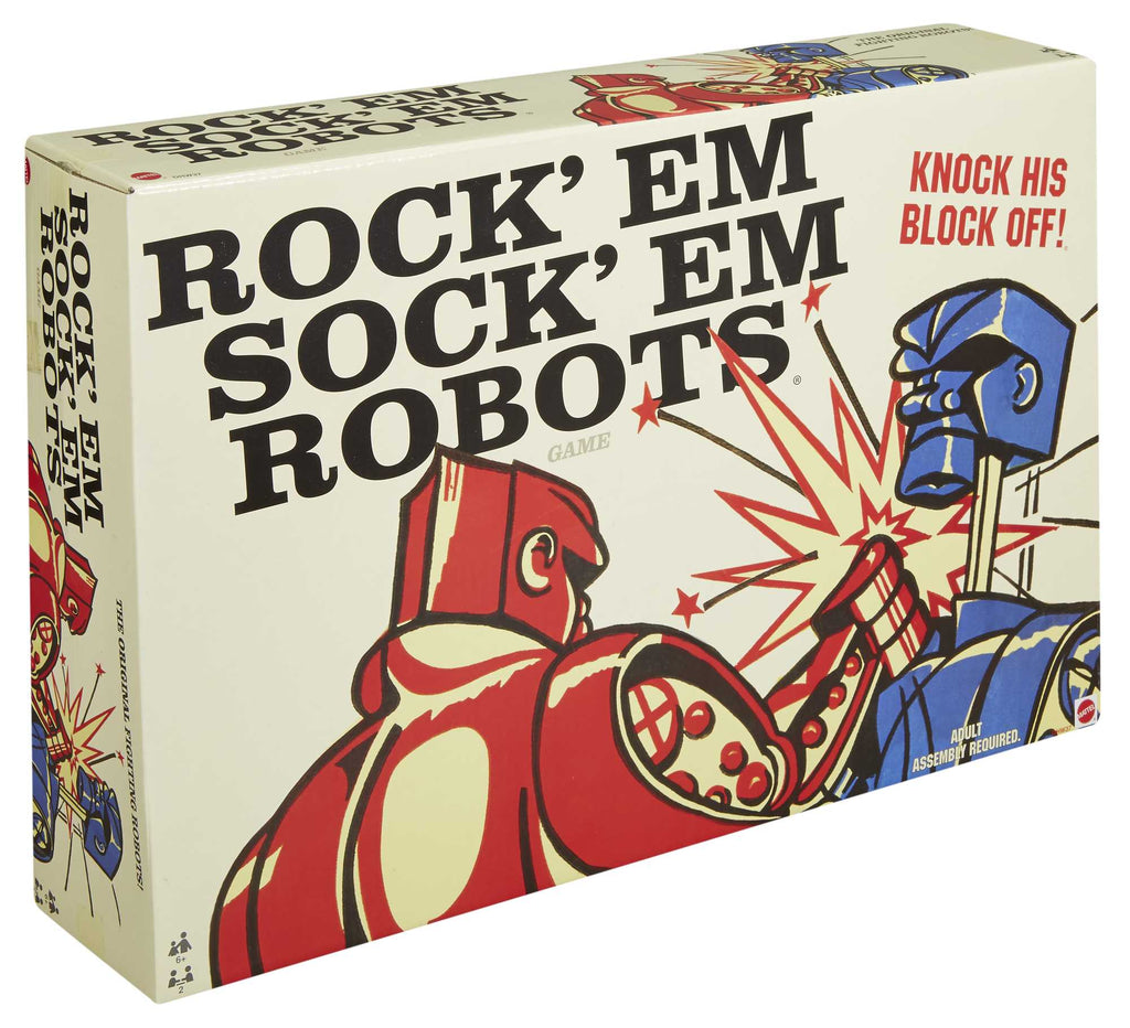 Rock 'Em Sock 'Em Kids Game, Battling Robots Game For 2 Players