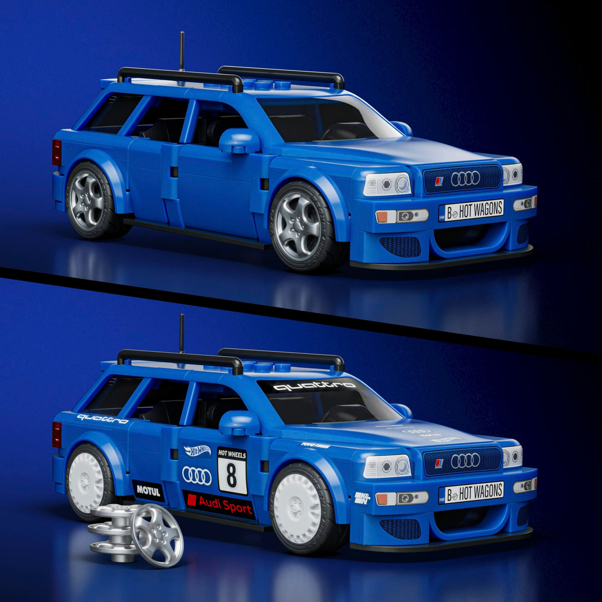 Hot Wheels Coffret de Construction Audi Avant Rs2
