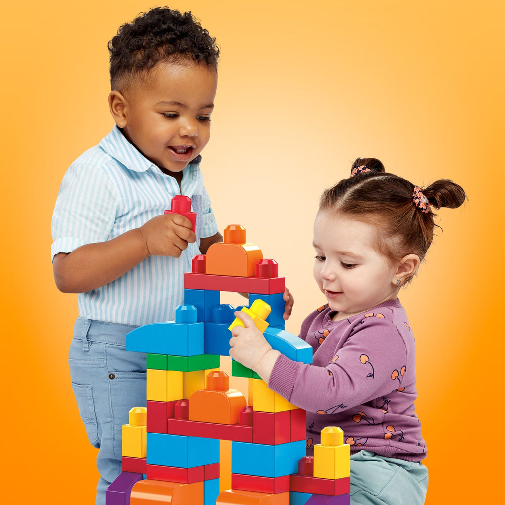 Mega Bloks Bolsa Clásica De Construcción con 60 Bloques