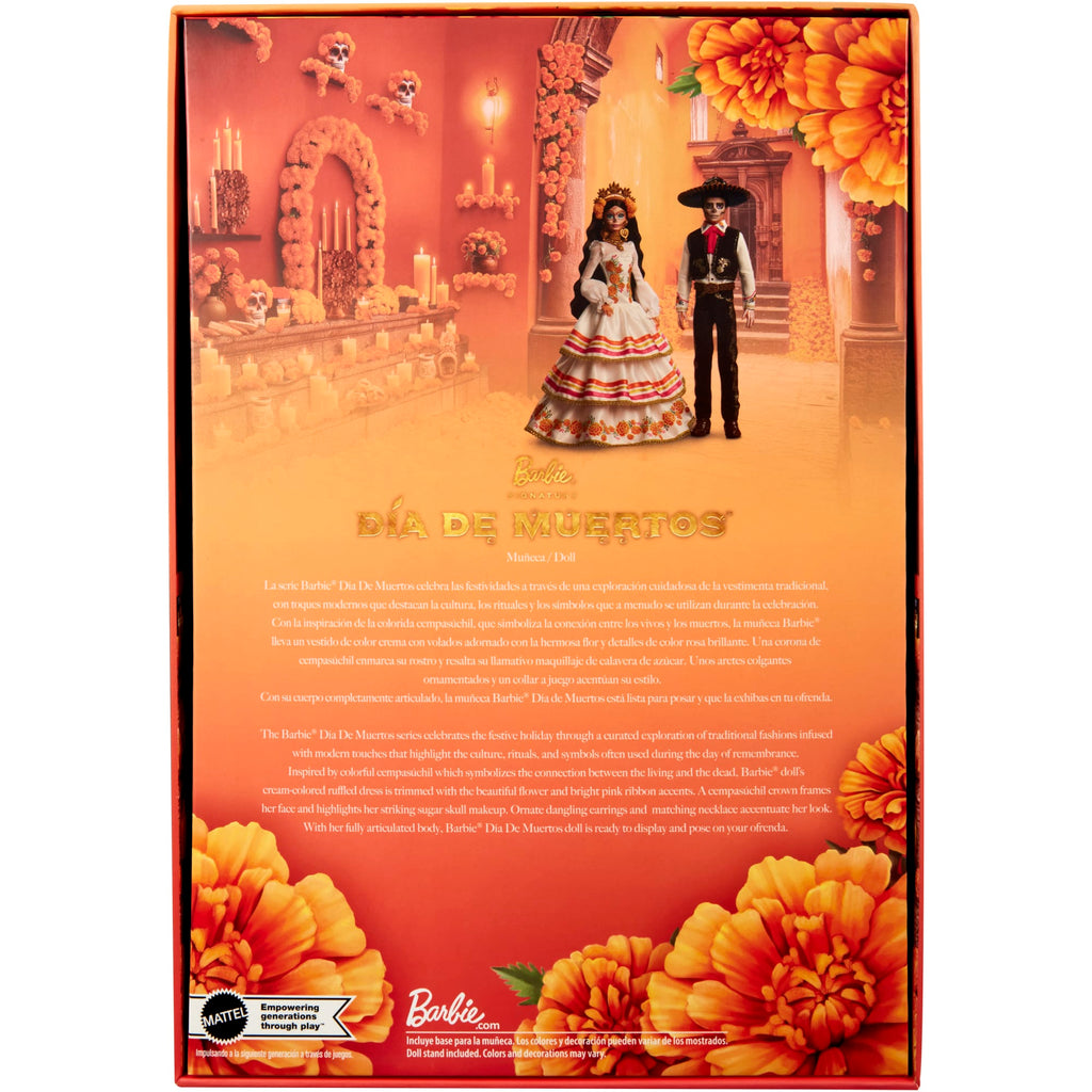Barbie Signature Día De Muertos 2025 Collectible Doll in Ruffled Cream Gown