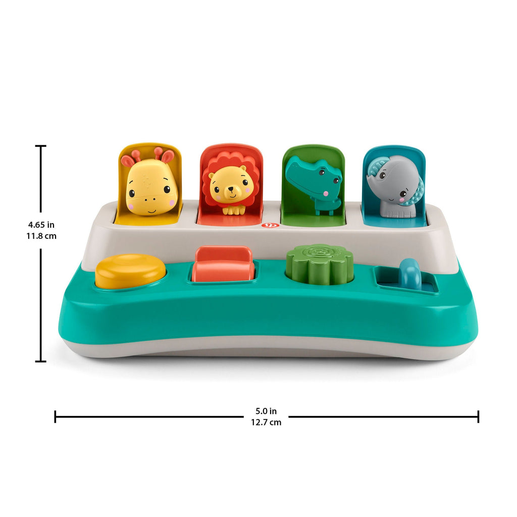 Fisher-Price Busy Buddies Pop-Up Infant Fine Motor Toy For Ages 9+ Months