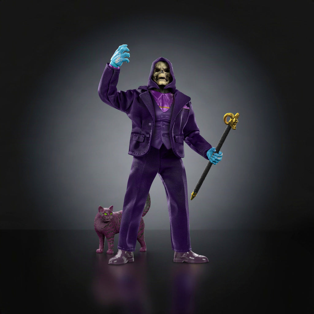 Masters Of The Universe Chronicles Dream Date Skeletor Figure With Soft Goods Suit & Cat